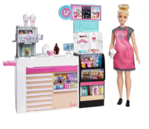 Barbie cofee shop playset